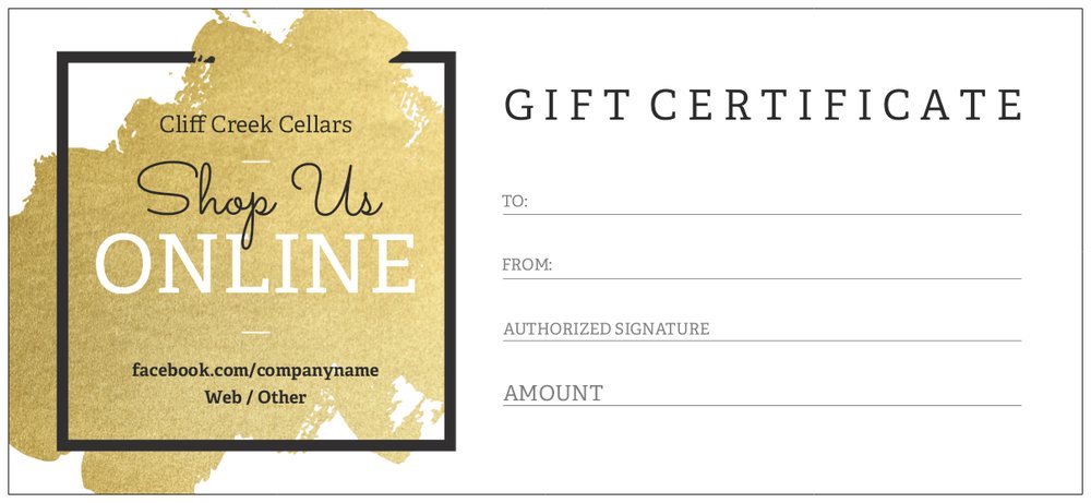 Product Image for Gift Certificate